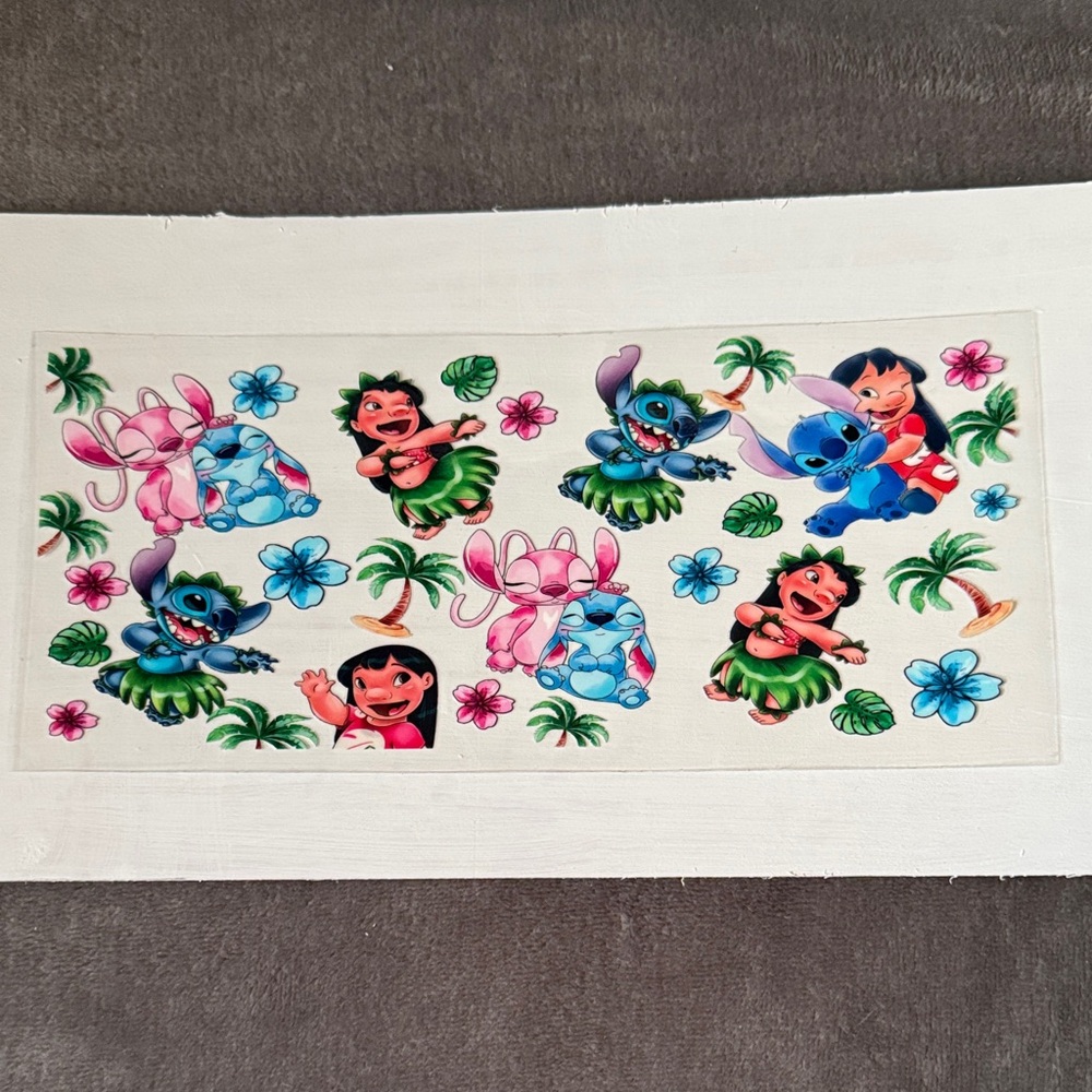 Lilo and stitch cup wrap
